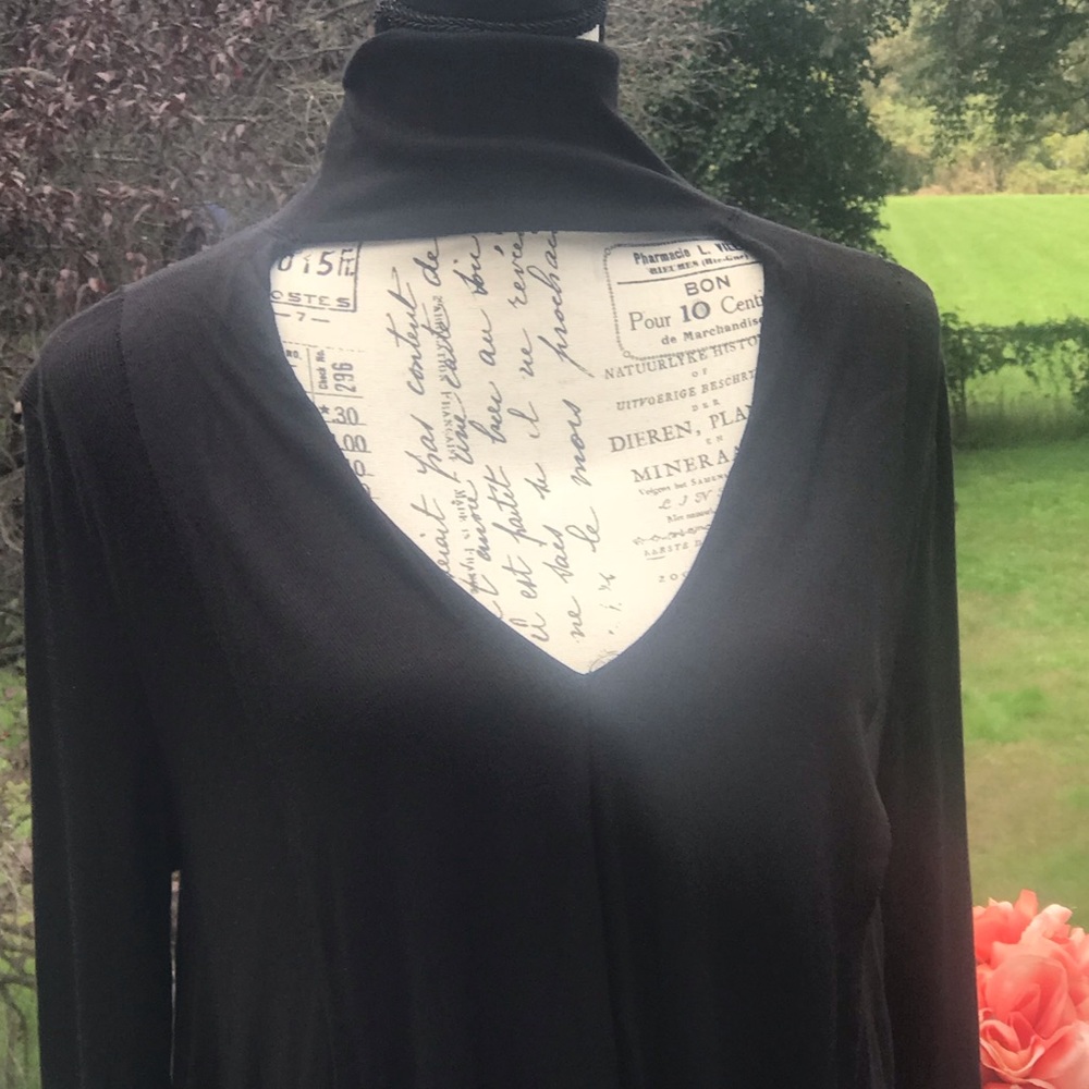 FREE PEOPLE Uptown Turtleneck Top Black xs - Picture 3 of 8